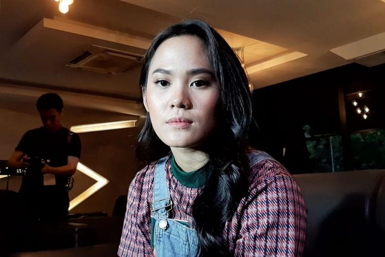 Sheryl Sheinafia dalam jumpa pers di kawasan SCBD, Jakarta Selatan, Jumat (27/9/2019).