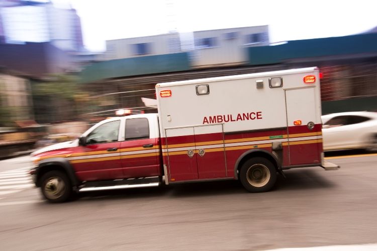 Ilustrasi ambulans.