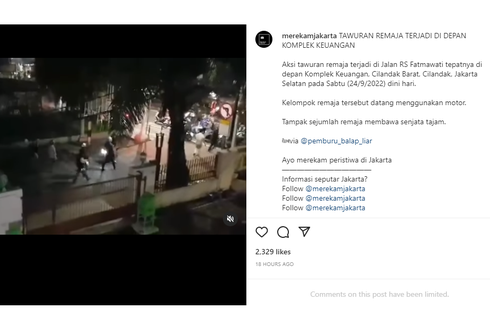 Video Viral Kericuhan di Depan RS Fatmawati Cilandak, Polisi Tangkap 7 Remaja
