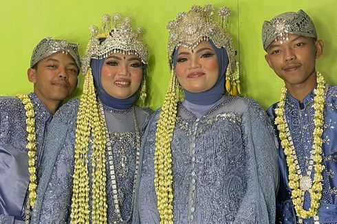 Di Balik Video Viral Resepsi Pernikahan Unik 2 Pasangan Kembar di Bandung 