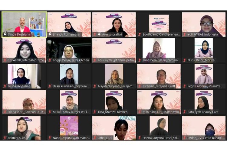 Para peserta yang mengikuti Bootcamp  SPF Treatment dalam acara Jagoan Lokal #Cantikpreneurship.