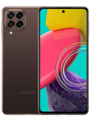Samsung Galaxy M53 5G varian warna coklat.