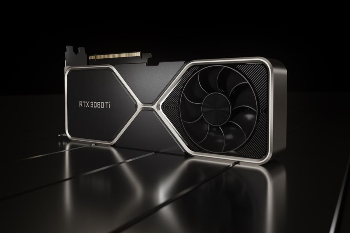 Ilustrasi Nvidia GeForce RTX 3080 Ti.