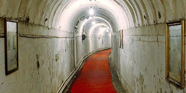 Terowongan Suku Tikus di bawah kota Beijing, China. 