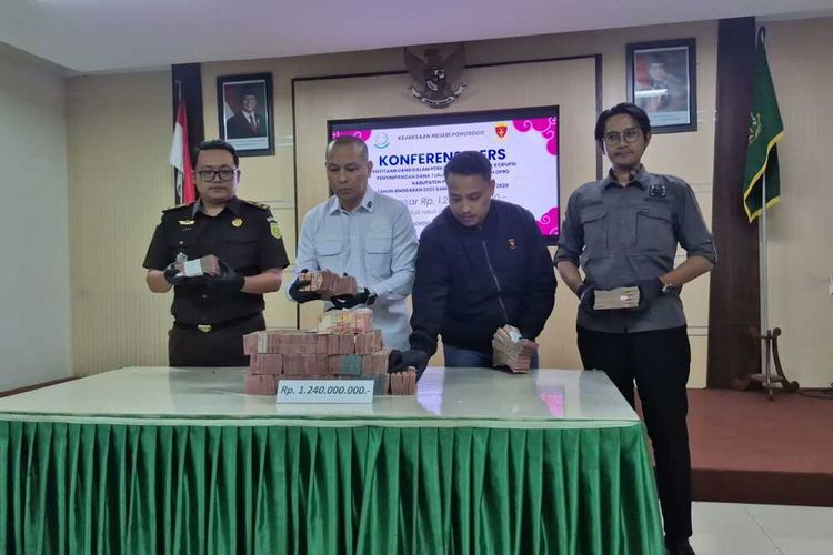 Kasus Korupsi Tunjangan Perumahan DPRD Ponorogo, Uang Disita Kejari Capai Rp 1,98 Miliar
