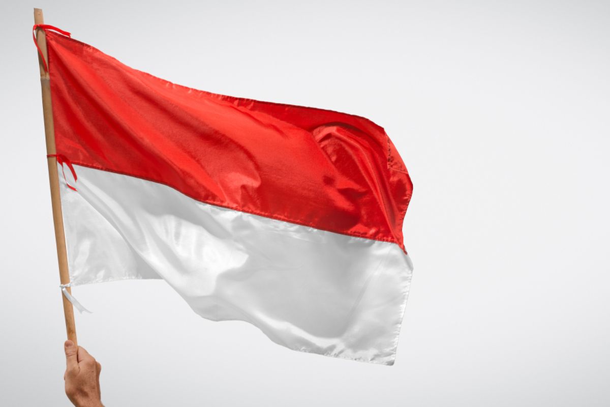 The Indonesian flag