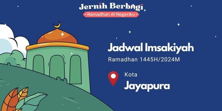 Jadwal Imsakiyah Kota Jayapura selama Ramadhan 2024