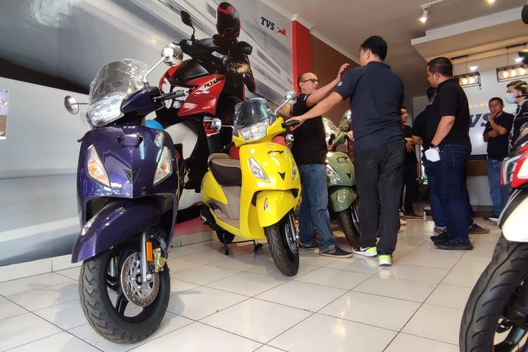 TVS Motor buka diler baru di Cibinong.