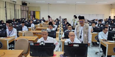 1.344 Calon Petugas Haji Ikuti Tes CAT Serentak di 35 Titik BKN