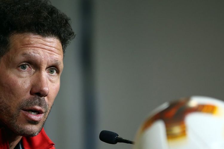 Pelatih Atletico Madrid, Diego Simeone.