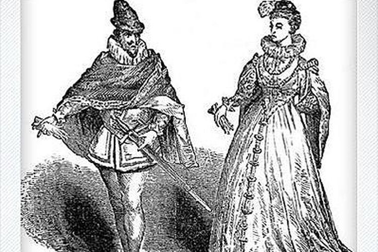 Ilustrasi pakaian zaman Renaissance (Abad ke-14  sampai 15). [Via Timetoast.com]