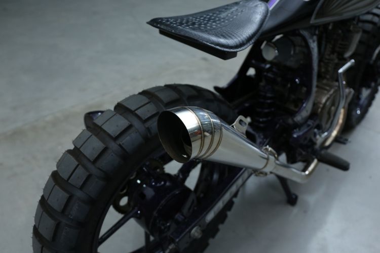 Motor custom Yamaha Scorpio garapan Imagineering Customs