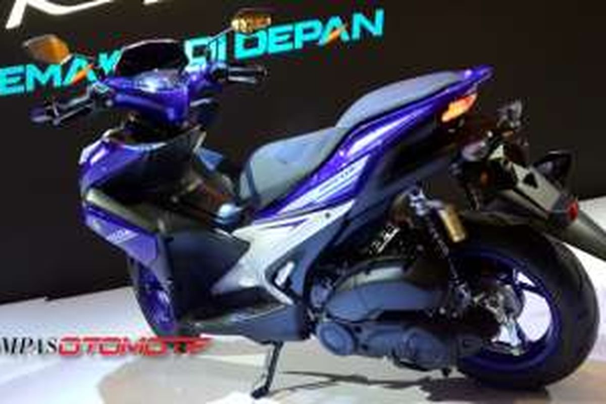 Yamaha Aerox 155 VVA belum ada harga, konsumen diminta menebak.