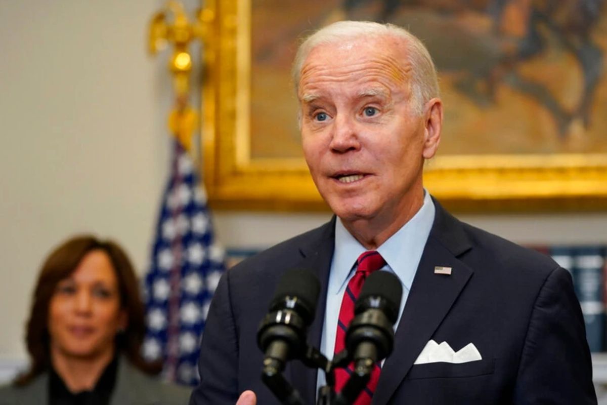 Presiden AS Joe Biden berbicara dalam konferensi pers di Gedung Putih, Washington, pada Kamis (5/1/2023). Presiden Joe Biden pada Senin (6/2/2023), berjanji kepada Presiden Turkiye Recep Tayyip Erdogan, bahwa Amerika Serikat akan mengirimkan setiap dan semua bantuan yang diperlukan untuk mendukung Turkiye pulih dari gempa bumi dahsyat.