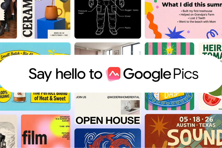 Google Pics Meluncur, Pesaing Canva Bisa Edit Gambar Pakai 