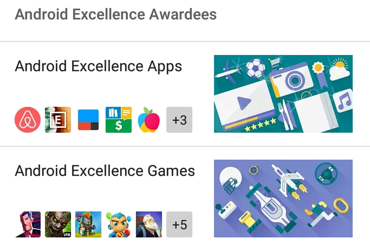 Android Excellence di Google Play Store
