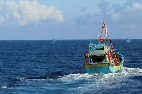 TNI AL Amankan Kapal Ikan Berbendera Vietnam di Laut Natuna Utara