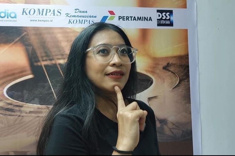 Penyanyi Endah Widiastuti saat ditemui di Bentara Budaya Jakarta pada Rabu (7/12/2022).