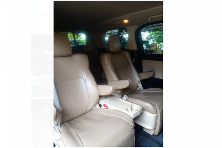 kabin Toyota Alphard bekas taksi, dijual Rp 625 juta