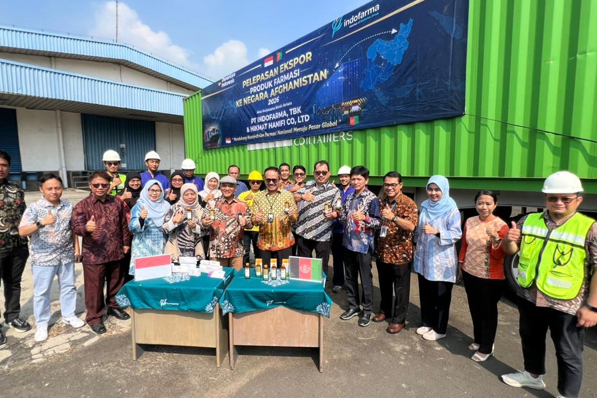 Indofarma (INAF) Kembali Ekspor Produk Farmasi ke Afghanistan