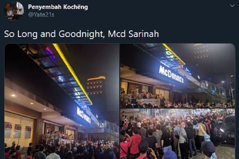 Pemprov DKI Diminta Telusuri Penyebab Kerumunan Saat Penutupan McDonald's Sarinah