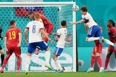 Hasil Euro 2020 - 2 Gol Lukaku Bawa Belgia Berpesta di Markas Rusia