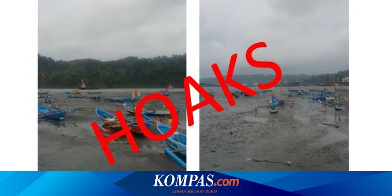 Hoaks Pesan Soal Air Laut Surut 20 Meter Di Pesisir Cilacap