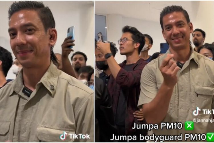 Sosok salah satu pengawal PM baru Malaysia Anwar Ibrahim yang baru-baru ini viral di media sosial ?Negeri Jiran?. 