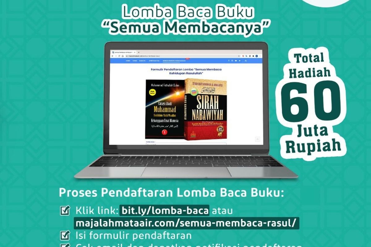 Lomba Baca Buku Semua Membacanya yang digelar Mata Air.