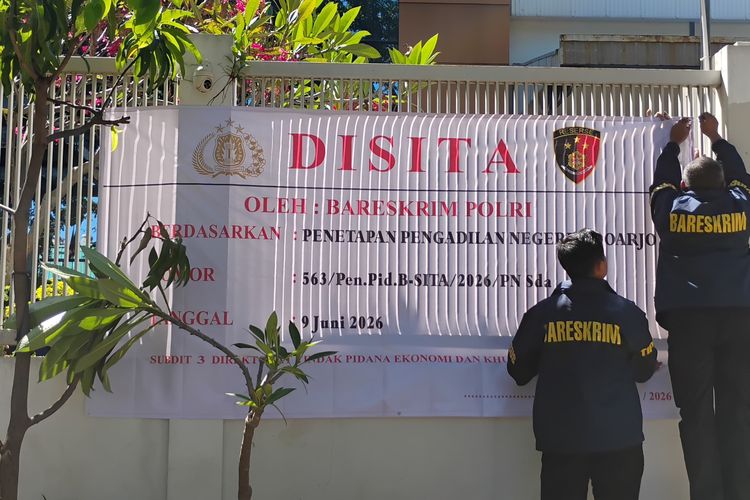 Bareskrim Sita Pabrik Pemurnian Emas PT Simba Jaya Utama di Sidoarjo