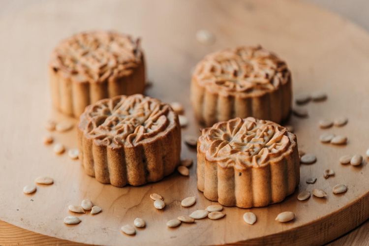 Kue bulan di JW Marriott Jakarta