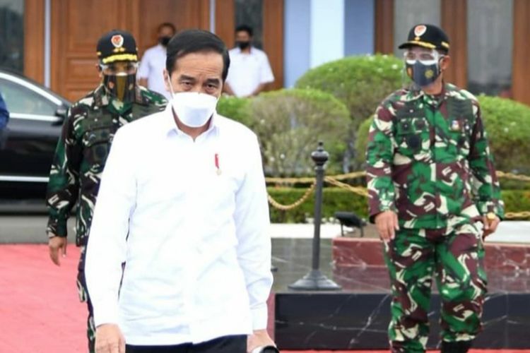 Presiden Joko Widodo bertolak menuju Kalimantan Selatan untuk tinjau banjir, Senin (18/1/2021). Sumber: Instagram Sekretariat Kabinet.