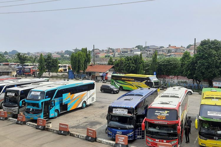 Terminal Kampung Rambutan, Jakarta Timur. Foto diambil pada Selasa (4/5/2021).