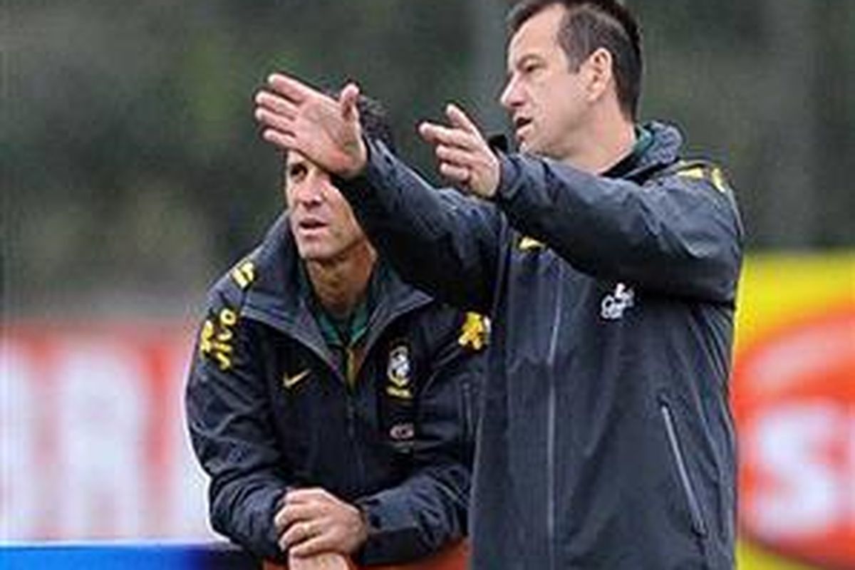Pelatih Brasil, Carlos Dunga.