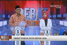 Debat Pilkada Depok, Pradi Salah Sebut Nomor Urut Sendiri