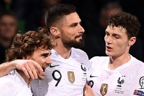 Moldova Vs Perancis, Deschamps Bangga Tiga Penyerangnya Cetak Gol