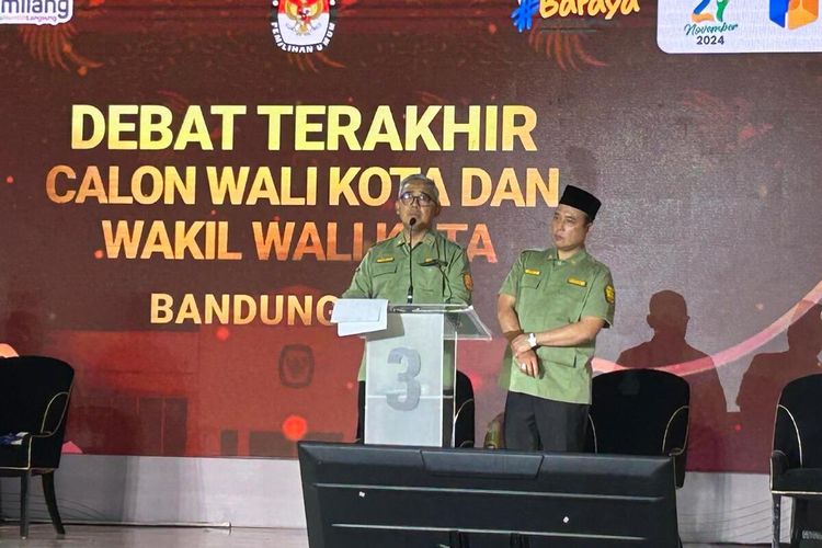 Calon wali kota dan wakil wali Kota Bandung nomor urut 3, Farhan-Erwin