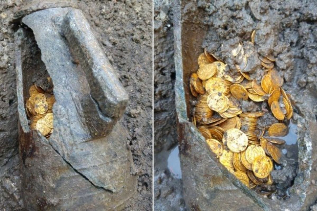 300 koin emas era Romawi kuno