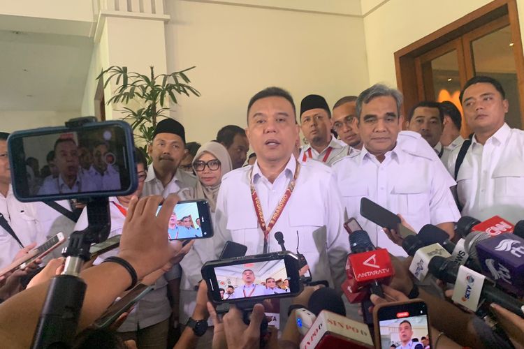 Ketua Harian Partai Gerindra Sufmi Dasco Ahmad saat ditemui di Hotel Dharmawangsa, Jakarta Selatan, Senin (23/10/2023). 