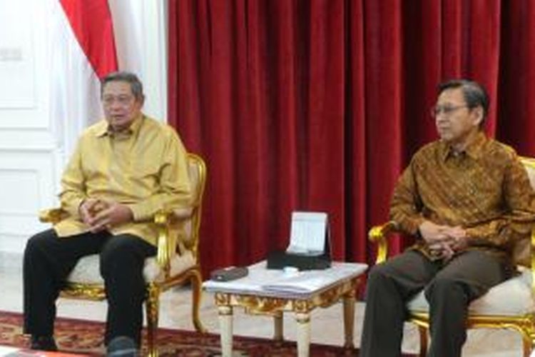 Presiden Susilo Bambang Yudhoyono dan Wakil Presiden Boediono.