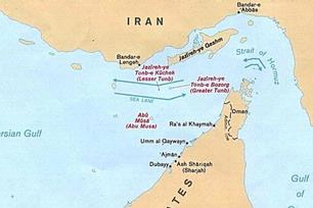 Peta Selat Hormuz