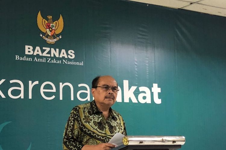 Ketua Badan Amil Zakat Nasional (Baznas) Bambang Sudibyo 