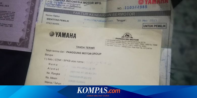 Kendaraan Mau Balik Nama Tapi Tanpa Faktur Begini Caranya