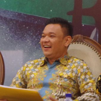 Anggota Komisi II DPR Ace Hasan Syadzily di Kompleks Parlemen, Senayan, Jakarta, Selasa (10/10/2017).