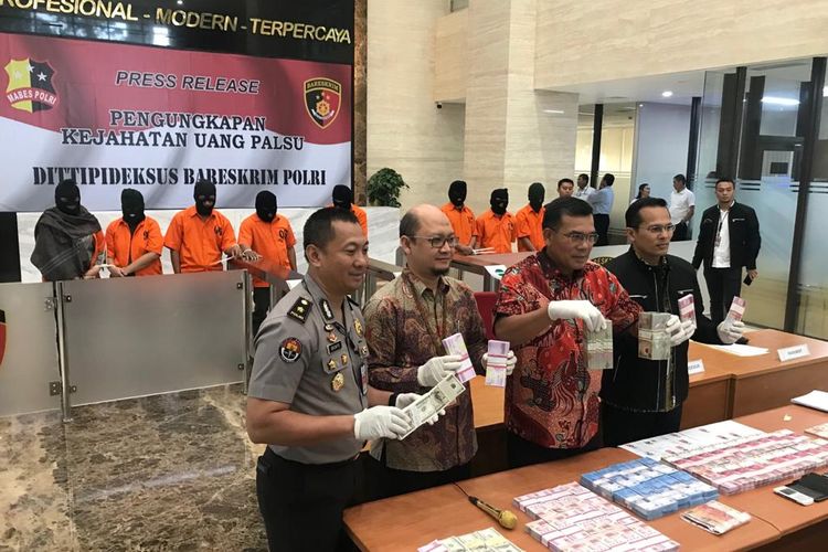 Direktur Tipideksus Bareskrim Brigjen (Pol) Daniel Tahi Monang di Gedung Bareskrim, Jakarta Selatan, Selasa (18/2/2020).