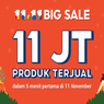 Shopee Catat 11 Juta Produk Terjual dalam Lima Menit Pertama Kampanye 11.11 Big Sale