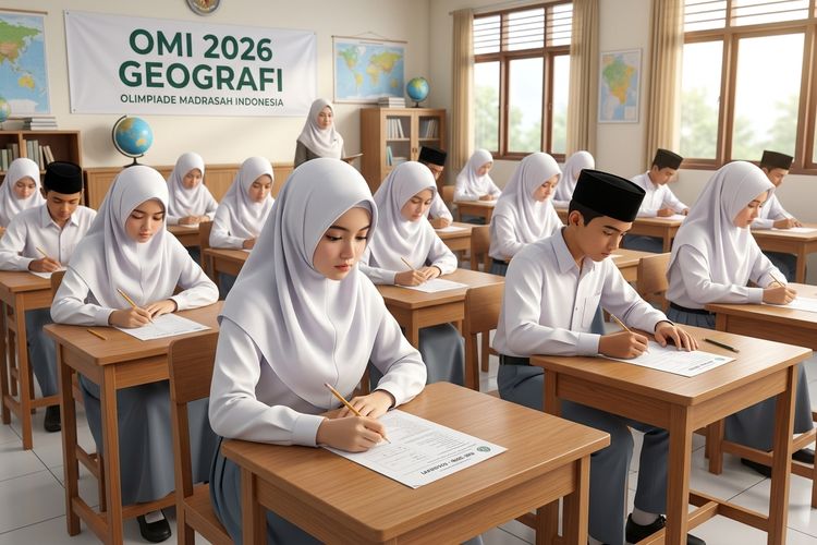 75 Soal OMI Geografi 2026 dan Kunci Jawaban, Sudah Siap untuk Latihan