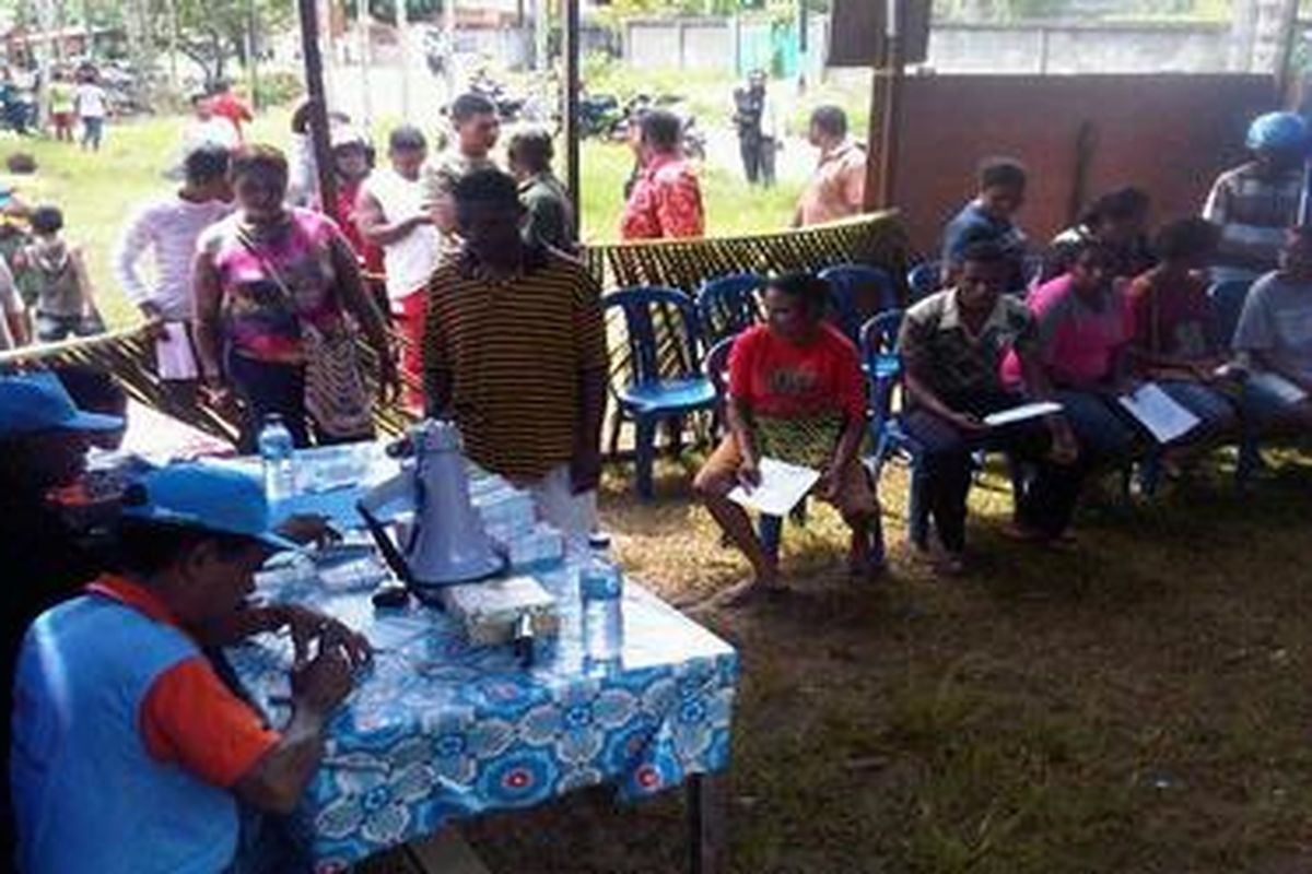 Pemilih di pilkada Papua Barat ulang, lebih antusias.