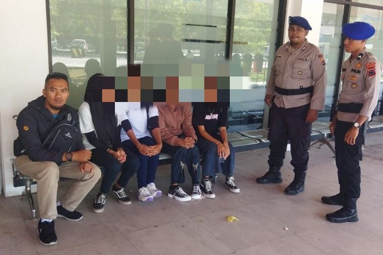4 Siswi SMP di Alor Saat Diamankan Polisi di Kota Kupang, NTT
