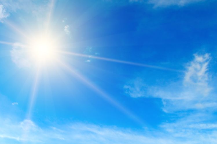 Ilustrasi cuaca cerah 